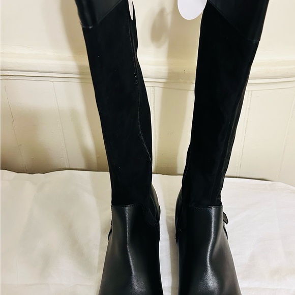 New With Tags Karen Scott-Deliee Black Riding Boots Size 11 Wide Width